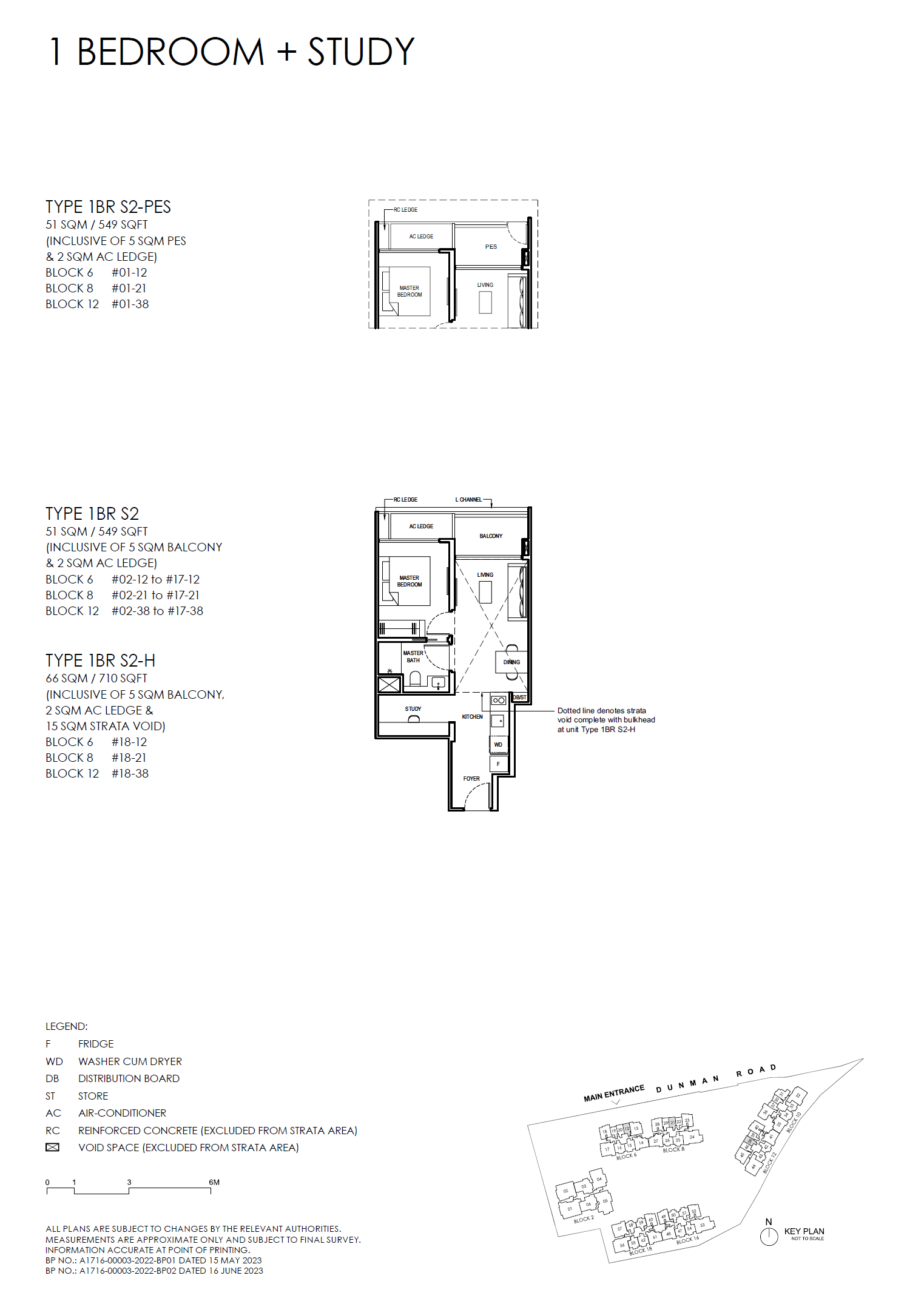 1BR S2-PES floor plan